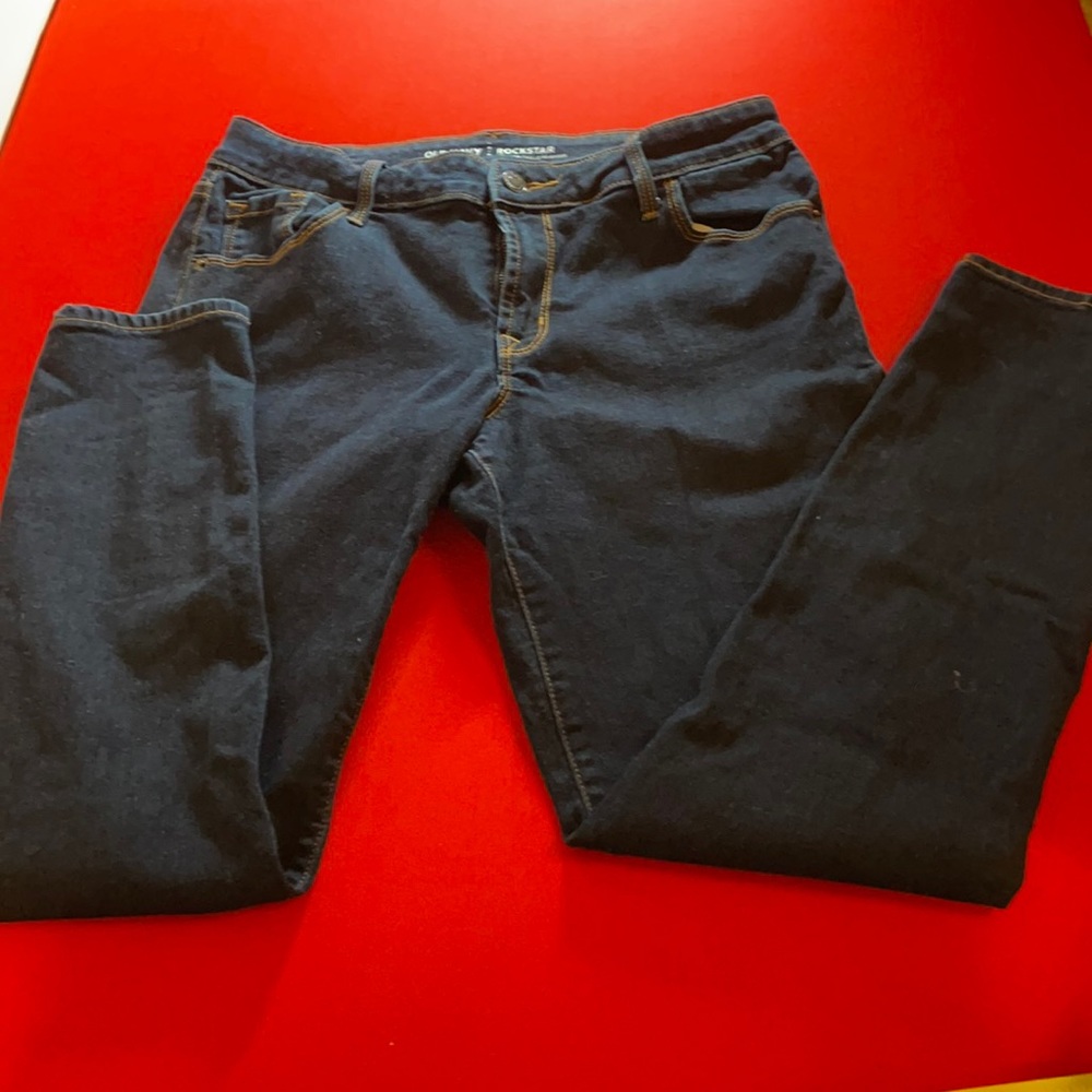 🟡 OLD NAVY MID-RISE ROCKSTAR JEANS (10 short)